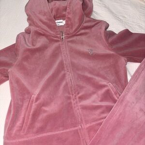 Juicy Couture Tracksuit, Size Medium, Pink